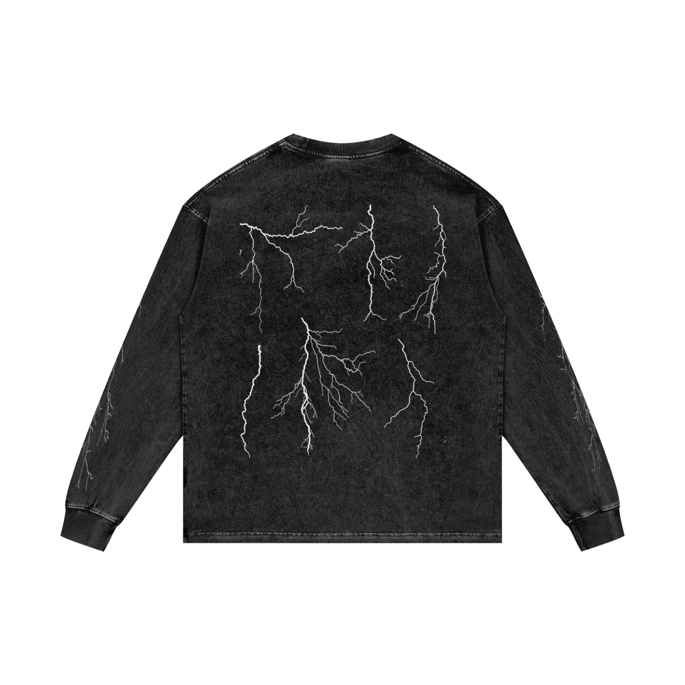 Acid Wash Oversize Long Sleeve T-Shirt